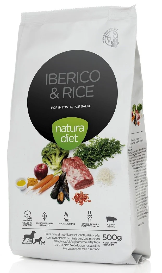 Natura Diet Iberico og ris Hundefoder