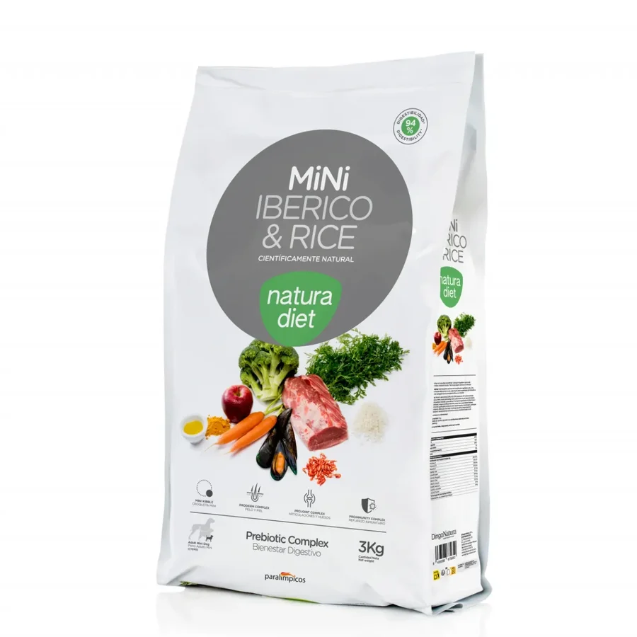 Natura Diet Iberico og ris Mini Hundefoder
