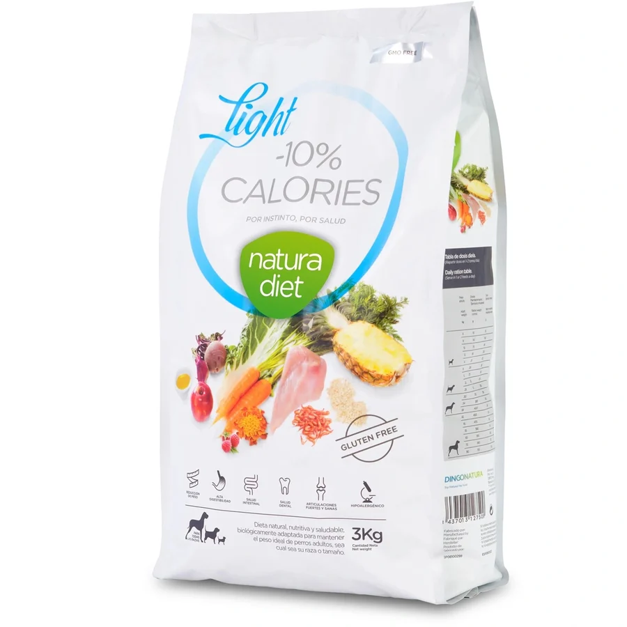 Natura Diet Light -10% kalorier Hundefoder